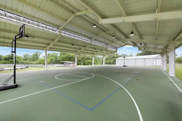 The covered sports court